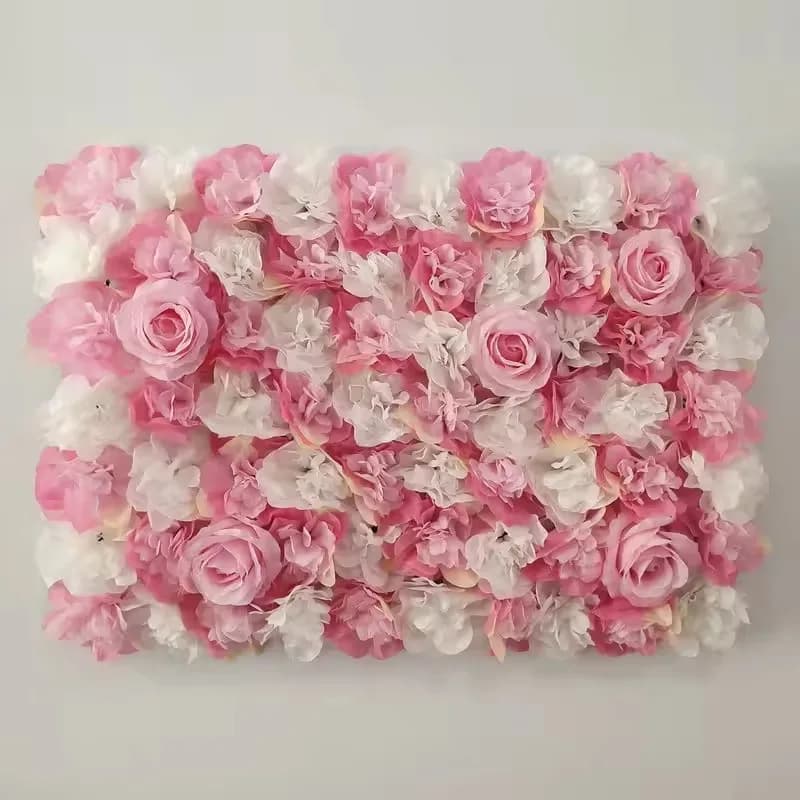 Panneaux muraux floraux 60x40cm, ensemble de 6/10/15 pièces pour décorations de fête de mariage, arr