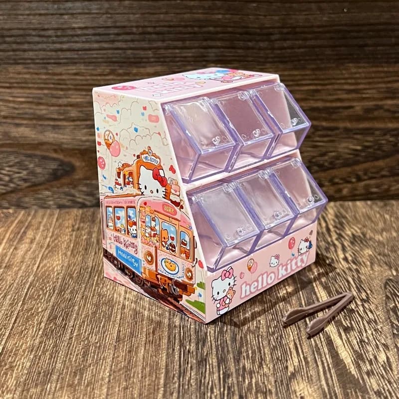 Étagère de rangement Kawaii Hello Kitty, style tiroir portable, mignonne, de dessin animé, décoratio