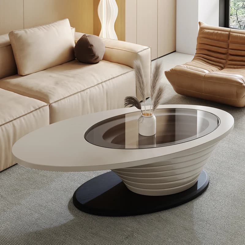 Rangement Table basse moderne organisateur esthétique Unique Simple Table basse relié Design Meuble 