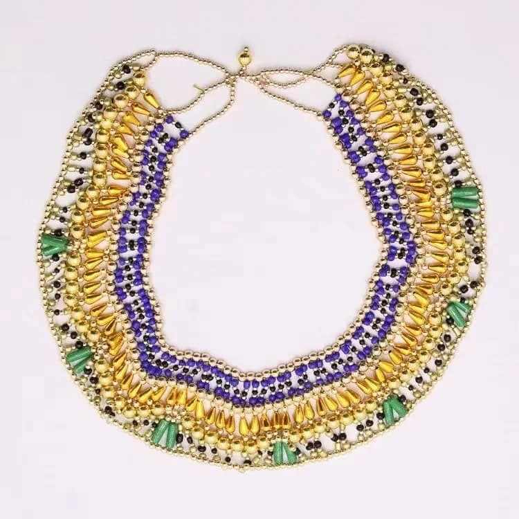 Collier de Cléopâtre, accessoires de costume égyptien, design de collier, pour Halloween, costume ég