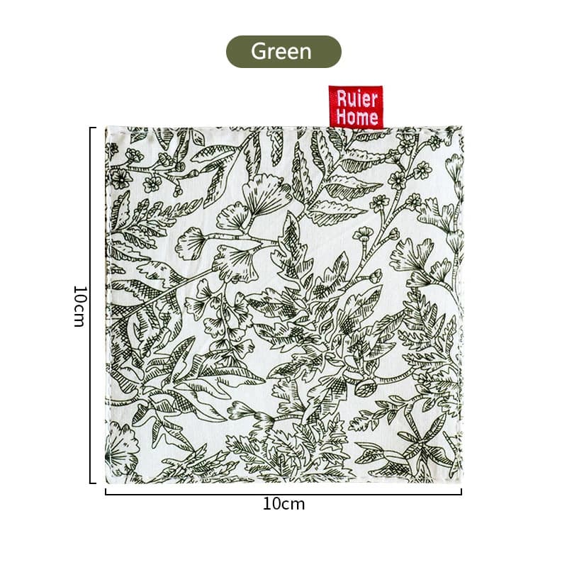 Clicks Cowijk-Sous-Verre Tissé en Coton Absorbant Minimaliste pour la Décoration Intérieure, Protect