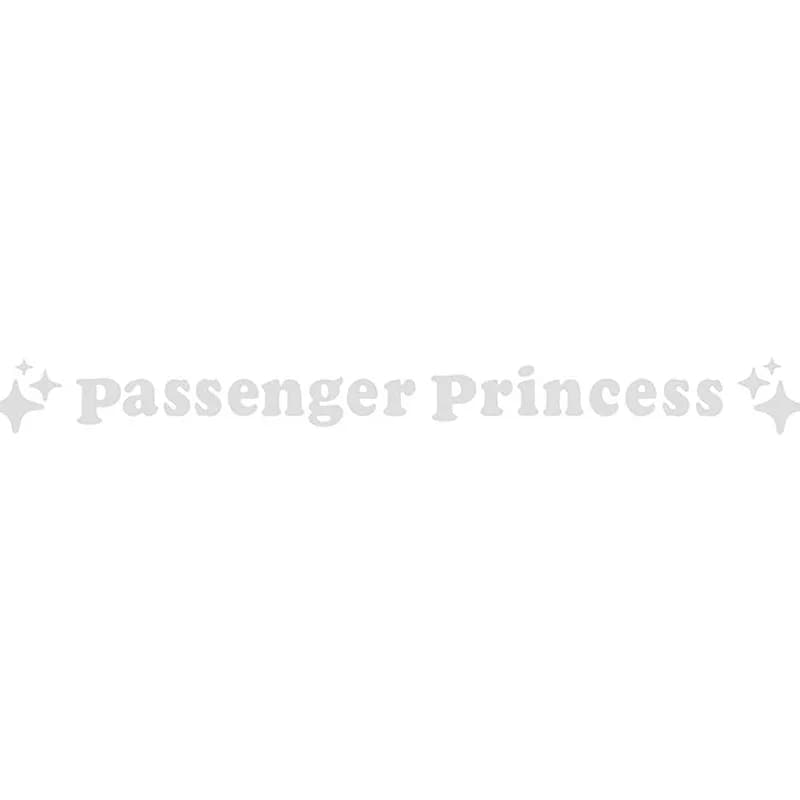 2 autocollants décoratifs pour rétroviseur, motif Princesse Étoile, en vinyle pour voiture, décalcom