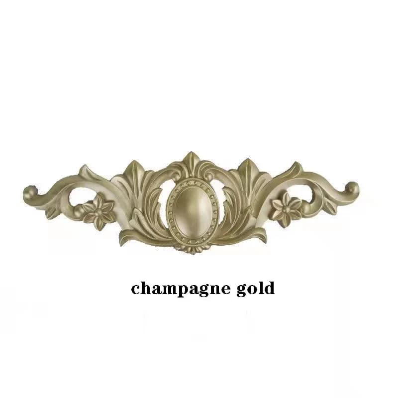 Accessoires de meubles de style européen, mur de fond de fleur, fleur décorative, sculpture sur bois
