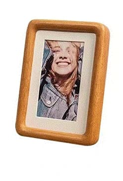 Cadre Photo en bois massif de noyer noir, cadre Photo créatif de 6 pouces avec coins arrondis pour u