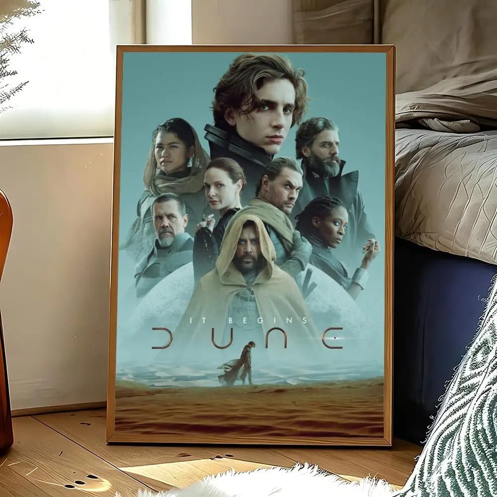Affiche de film D-Dune C-Classic, affiche artistique HD, autocollante, imperméable, pour la maison, 