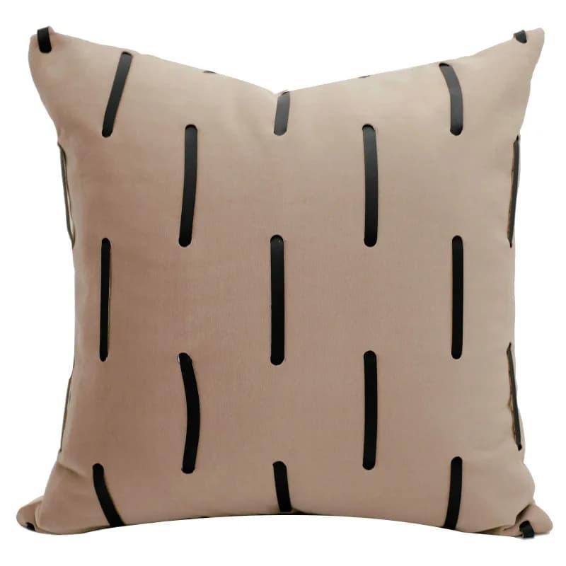 Housse de coussin de luxe grise, taie d'oreiller décorative en tissu peluche pour canapé, décoration