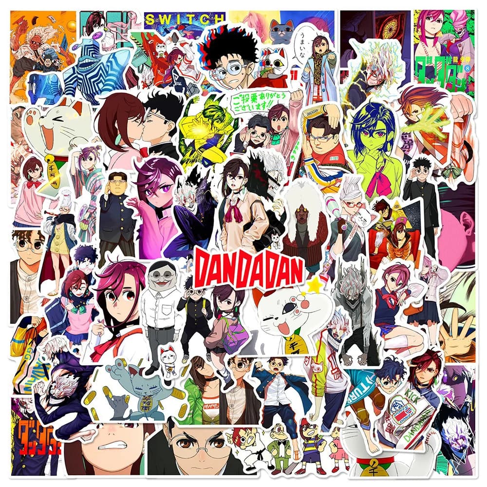 50pcs DAN DA DAN Anime Ayase Momo autocollants Cool classique Manga autocollant bricolage réfrigérat
