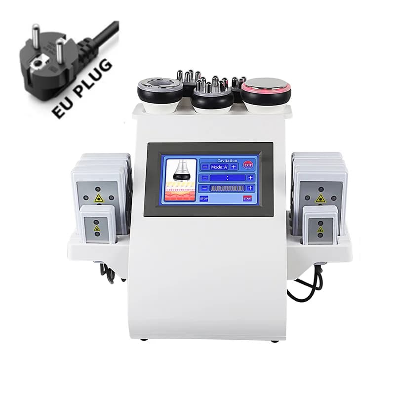 Lipo Laser 40K ultrasons RF Cavitation sous vide Lipolaser perte de poids professionnel 6 en 1 corps