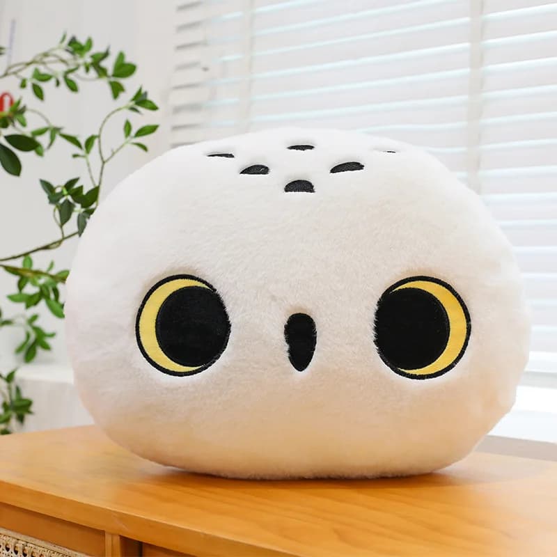 Coussin en peluche Harry Potter Hedwig 40cm, oreiller doux, décoration de bureau, de Relaxation, de 