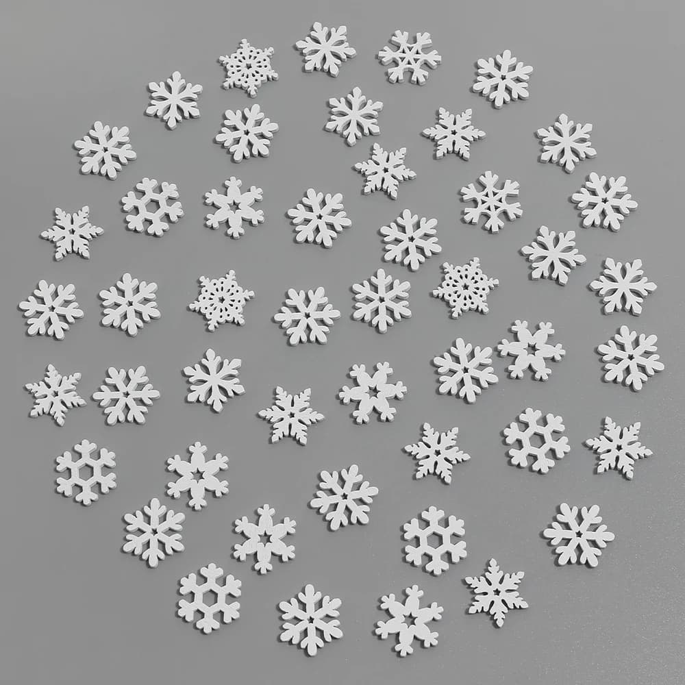 Mini décoration de ciel de flocon de neige, décor de Noël, décor de chambre à la maison, bricolage, 