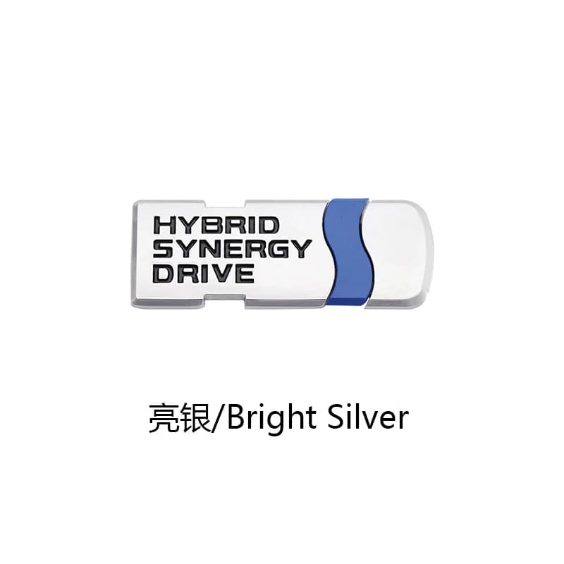 Autocollants de Logo de voiture hybride 3D, réaménagement de l'emblème en métal, accessoires automob