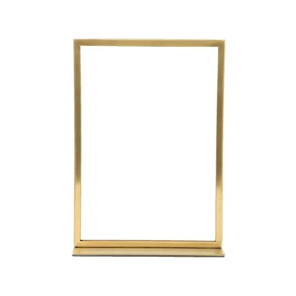 Cadre d'affiche en métal A3, panneau de bureau, Promotion, étiquette de prix, présentoir, Menu, marc