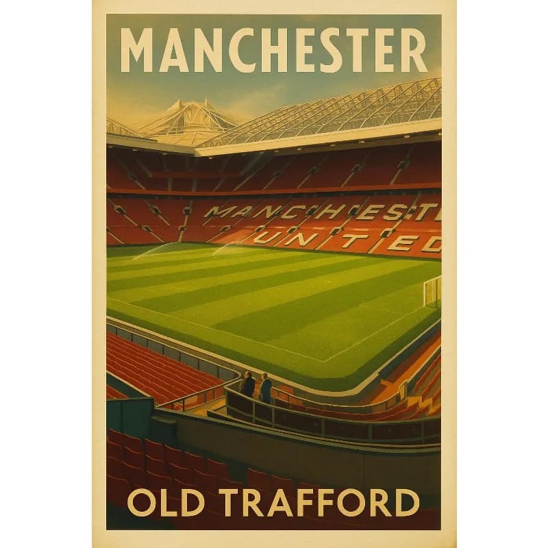 Affiche murale sans cadre sur toile, représentant le célèbre stade de football rétro Arsenal Emirate