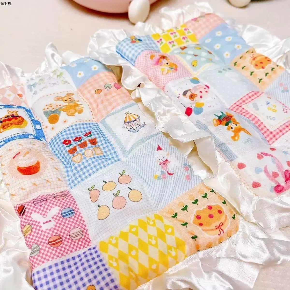 Boîte de rangement de bureau, accessoire de lit pour poupées, adorable, anti-poussière, pour collati