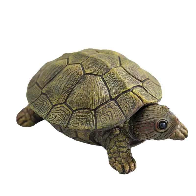 Statue de tortue en résine, Micro ornements de paysage, boîte de rangement parfaite pour les jardins