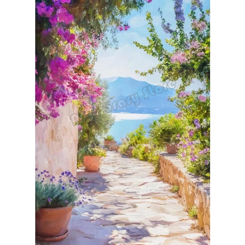 Paysage rustique méditerranéen, olive italienne, poterie de cuisine, affiche de grèce, peinture sur 