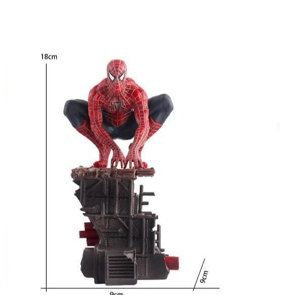 Ensemble de figurines d'action Spider-Man – Statue modèle de collection 3 pièces pour décoration de 