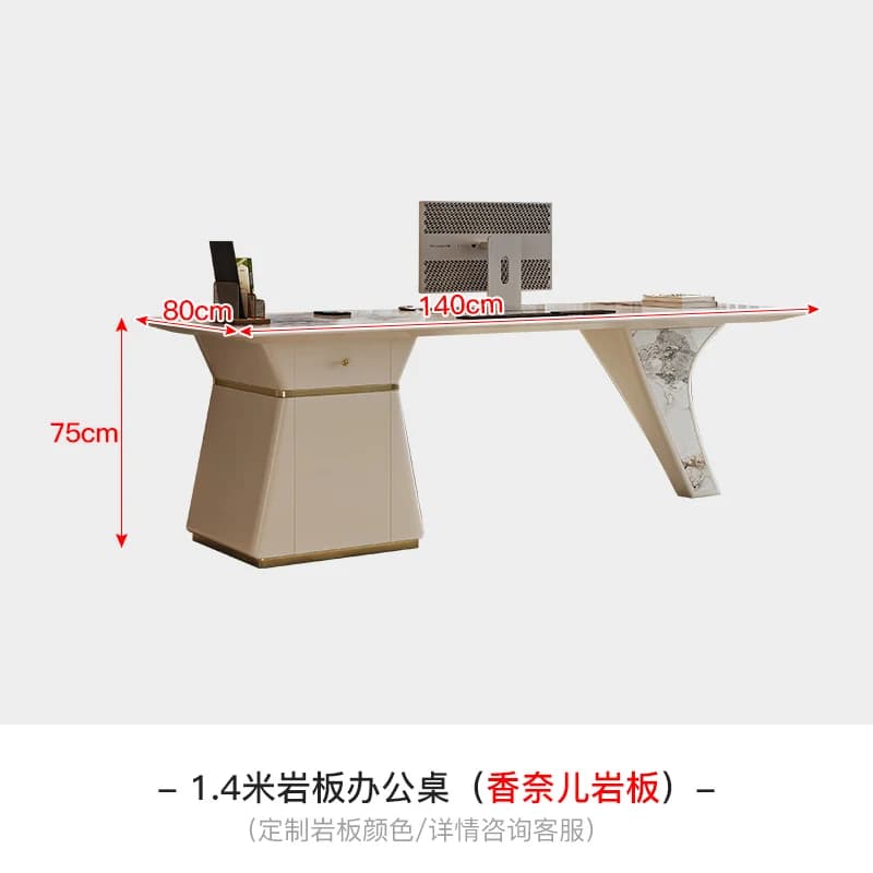 Bureau à mouvement Chic, Table étroite, mobilier de bureau intelligent, crée un espace de travail él
