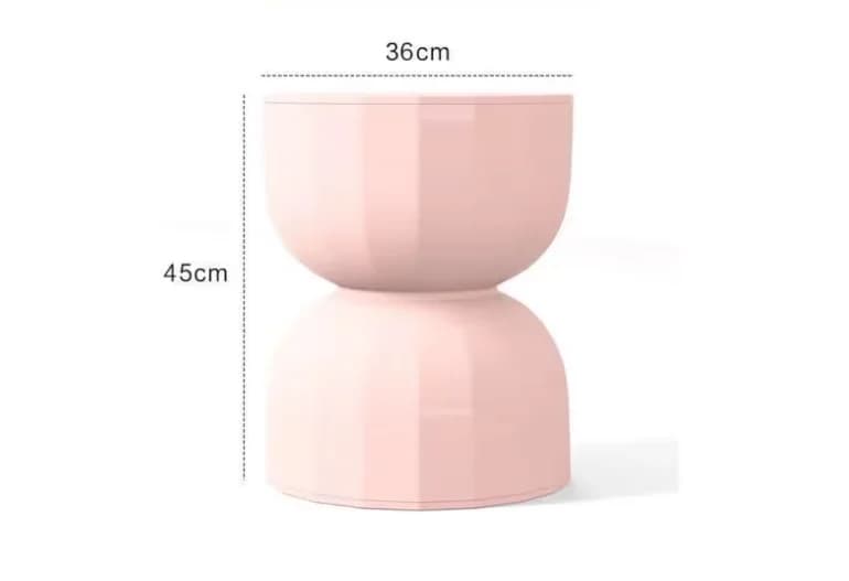 Table basse créative, table d'appoint nordique avec minuteur et sablier, table d'angle, petite table