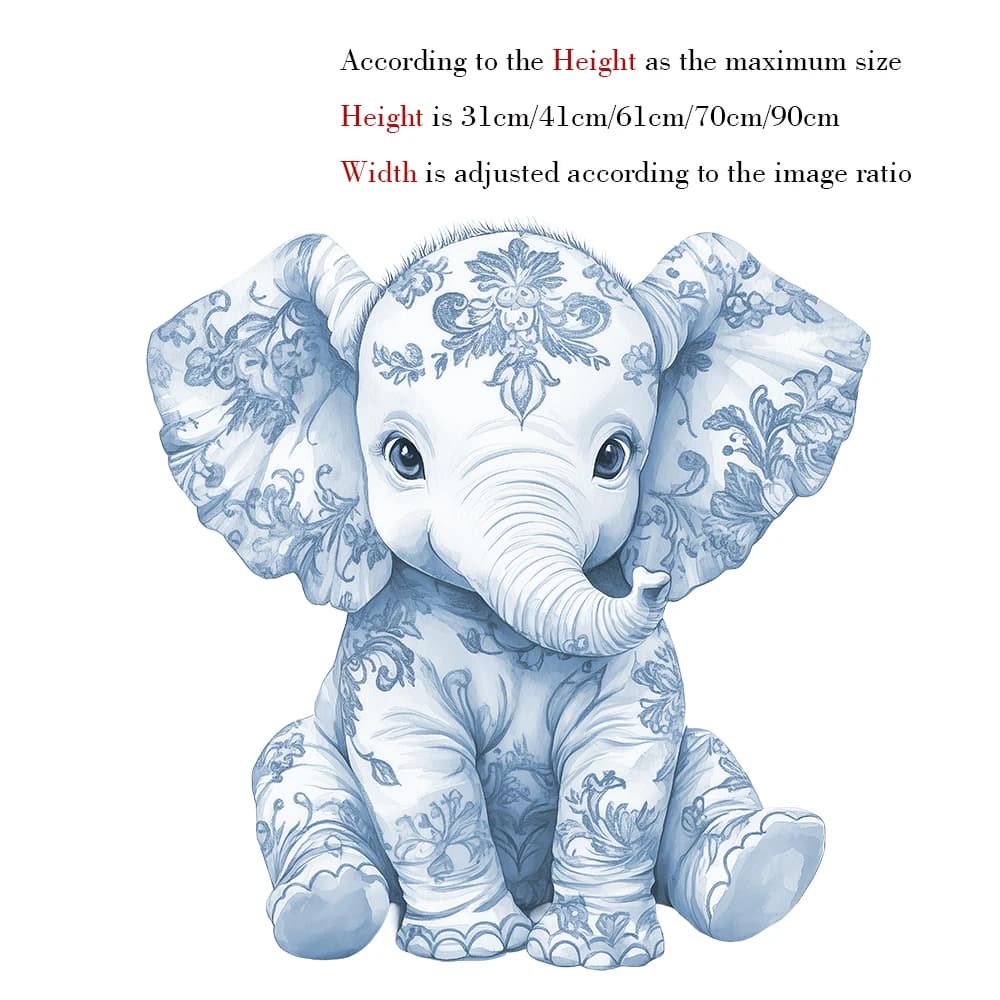 KT conseil bleu Toile Safari animaux découpe Chinoiserie Toile de Jouy garçon bébé douche décor acce