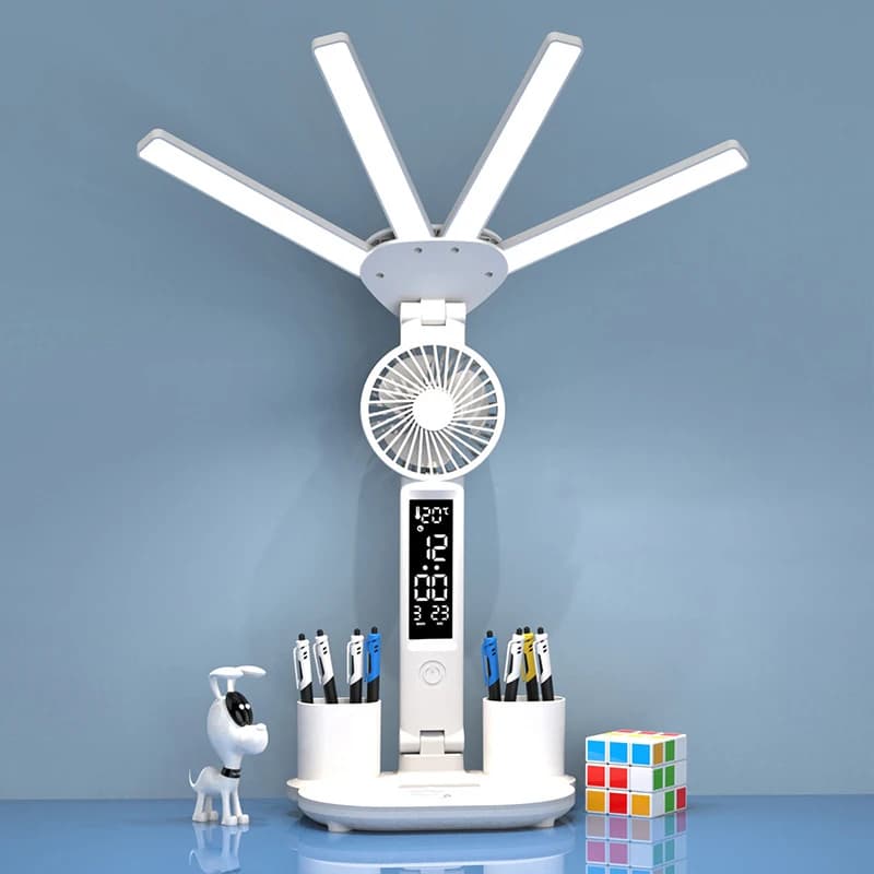 Lampe de Table Rechargeable pour étude, lampe de bureau lampe de lecture lampe de Table Led avec ven