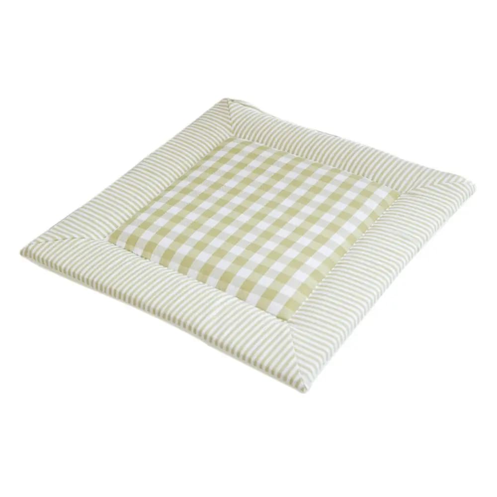 Coussin de chaise en éponge à carreaux de lin, coussin de siège doux pour la maison et le bureau, qu