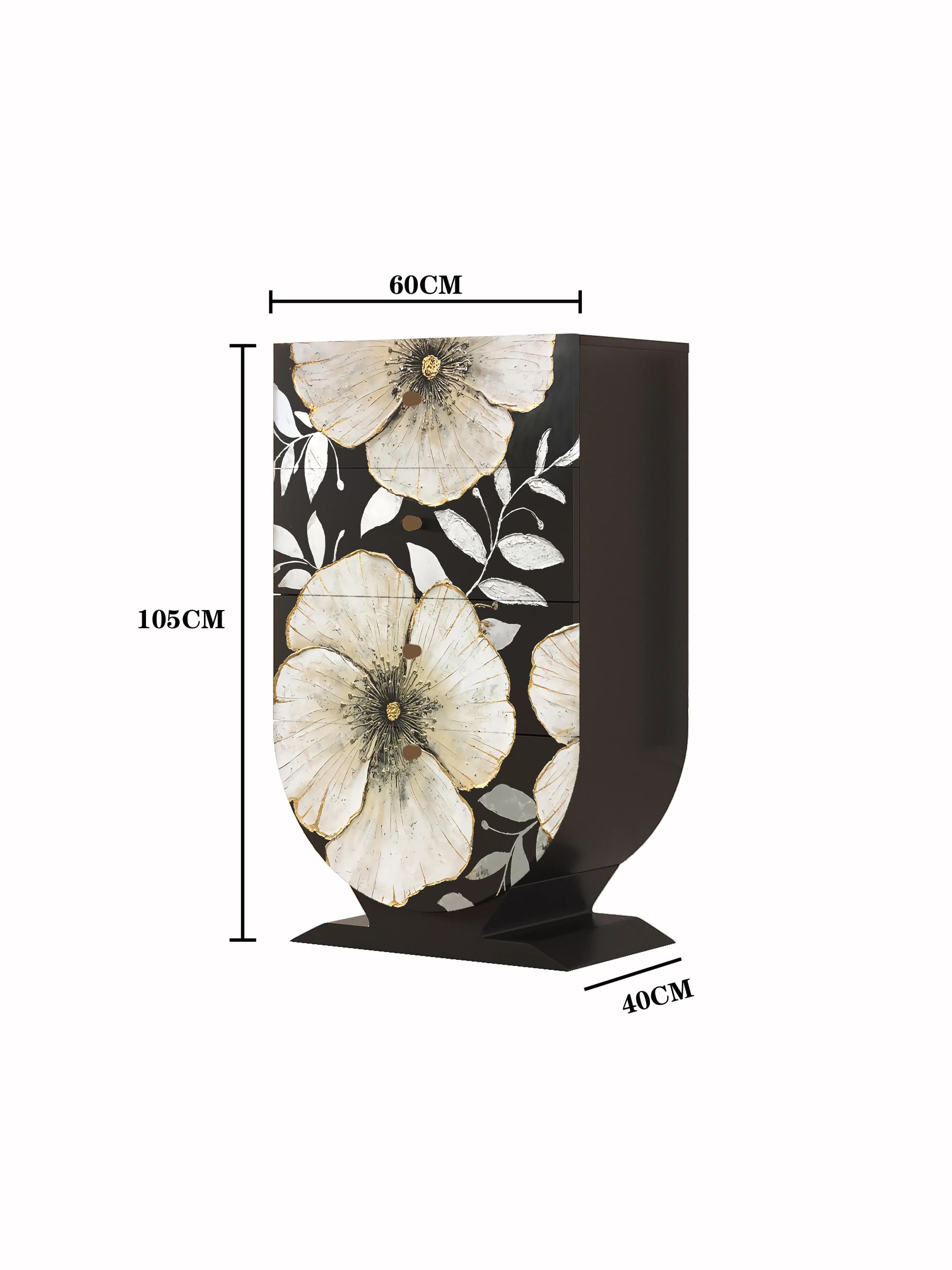 Vitrine de parfum noir bijoux Buffet armoires en bois bureau luxe médecine Mueble Recibidor Entrada 