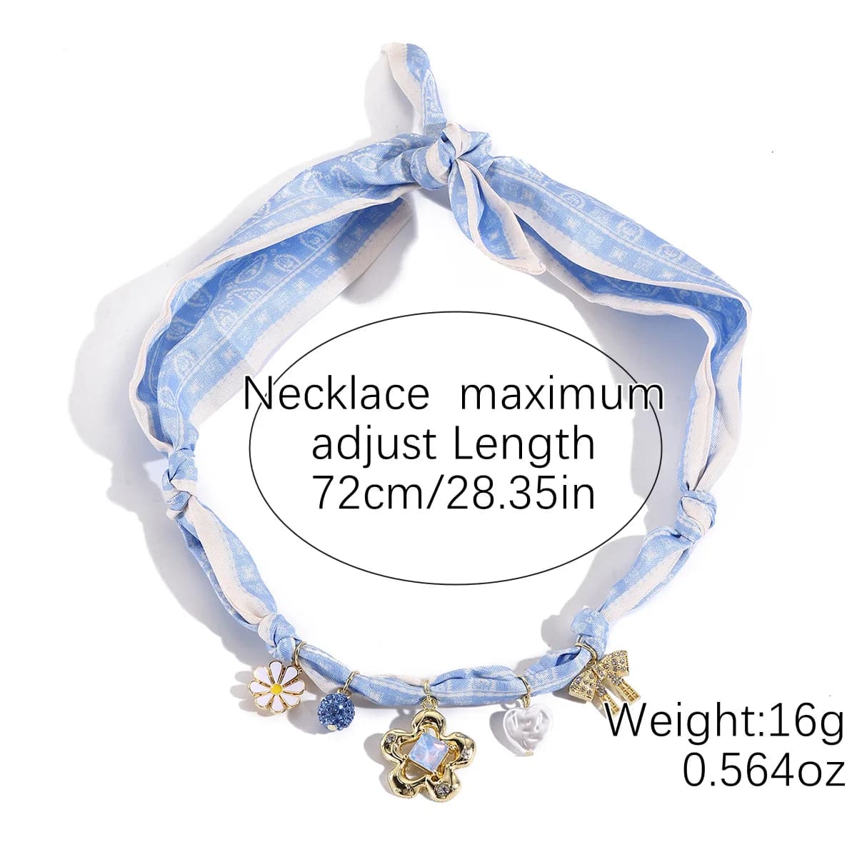 L'accessoire de Noël ultime! Collier foulard en soie huit de dopamine avec nœud de luxe, bijoux fest