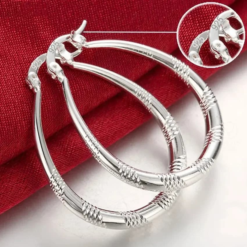 Boucles d'oreilles en argent Sterling 925 pour femmes, bijoux à breloques classiques, mignon, fête d