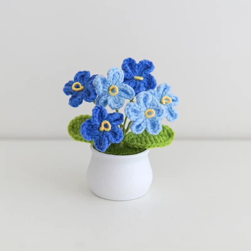 InjFlowers-Fausses Fleurs Artificielles Bleues pour Vase, Décoration de Chambre à Coucher, Décoratio
