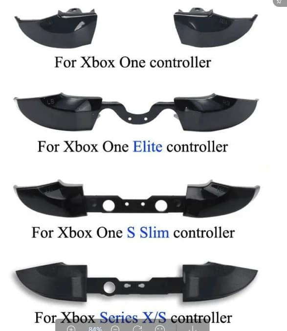 1 pièce pour Xbox One Elite Slim série S X contrôleur de jeu Joystick LB RB bouton pare-chocs déclen