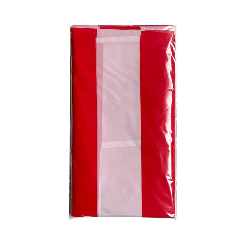 Nappe jetable à rayures rouges et blanches de noël, réglage de Table de fête de vacances, accessoire