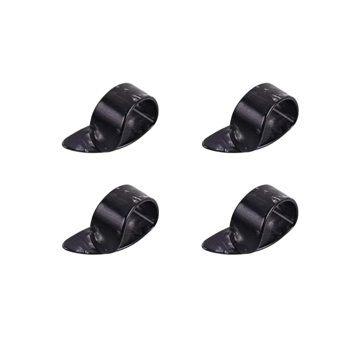 Miwayer 4 pièces plectres de guitare plectres de doigt de pouce plectres en celluloïd pour guitares 