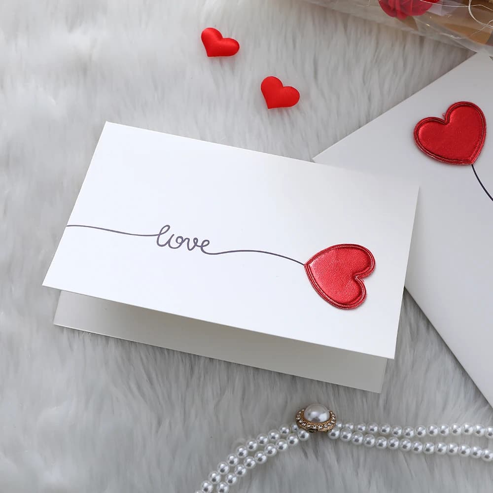 Carte postale d'amour, cartes cadeaux de saint-valentin, cartes d'invitation de mariage, cartes de v