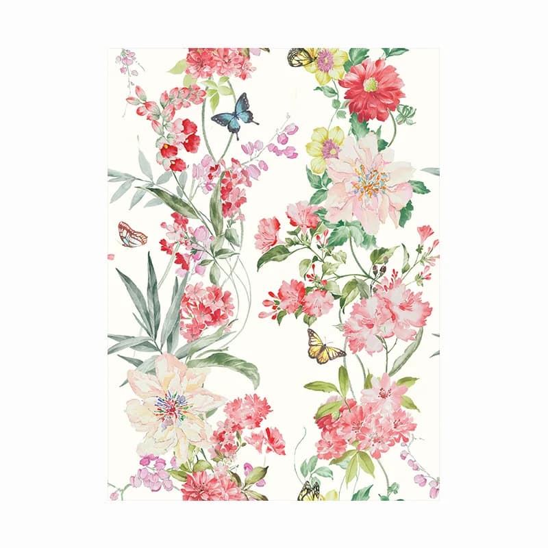 Papier peint auto-adhésif gothique à fleurs, en vinyle imperméable, pour salon, chambre à coucher, d