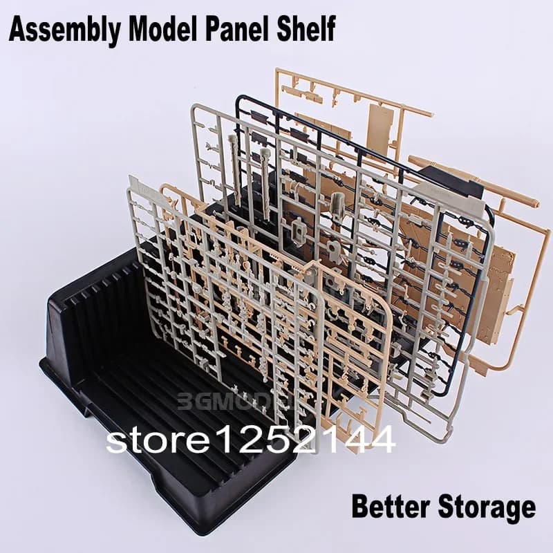 Étagère de rangement spéciale pour l'assemblage de panneaux de modèles, outils de construction de mo