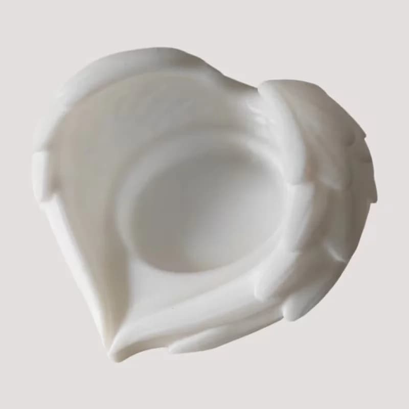 Support de bougie Ailes d'ange - pour bougies chauffe-plat et bougies imitation, idéal pour la décor