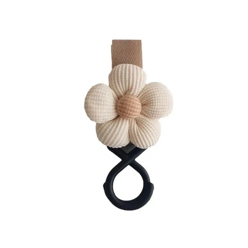 Crochet pour bébé à fleurs douces ; Parfait pour le rangement des parapluies et des sacs ; Accessoir