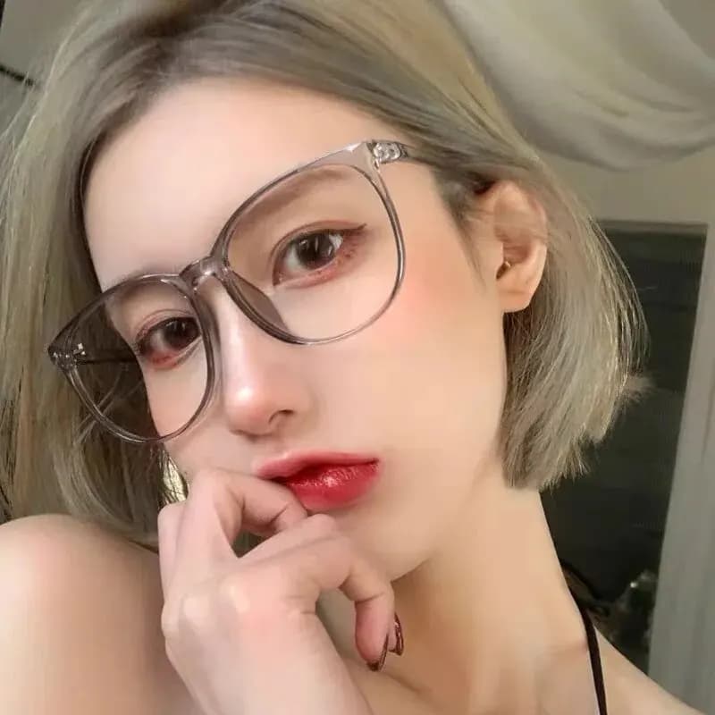 Lunettes anti-rayonnement pour femmes, monture ronde rétro, lunettes anti-lumière bleue