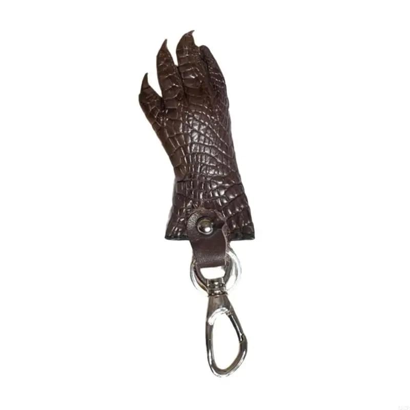 A52E – accessoire de sac à main, petit breloque en forme de griffe d'alligator, porte-clés, ornement