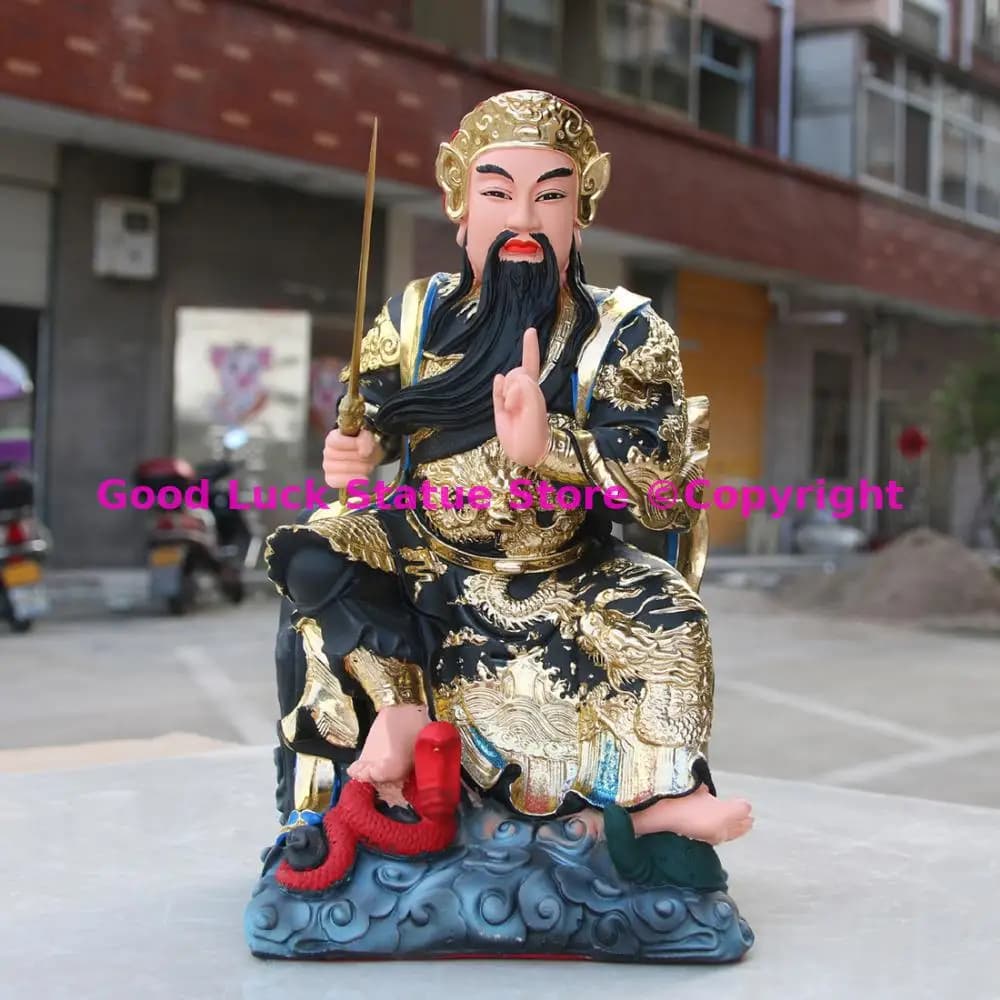 ZHENWU-Statue d'Ancêtre du Taoïsme en Asie, 38cm, Figurine du Dieu DADI, Bouddha, Autel de la Maison