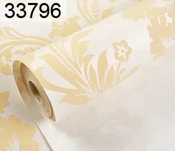 Papier peint en vinyle damassé 3D métallique moderne de luxe, papier peint pour chambre à coucher et