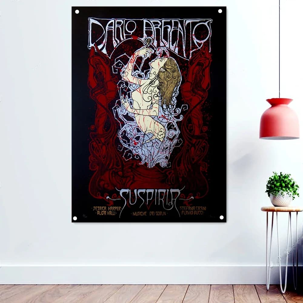 Papier peint pour décoration murale, affiche d'artiste en métal mort, dessin effrayant, bande d'icôn