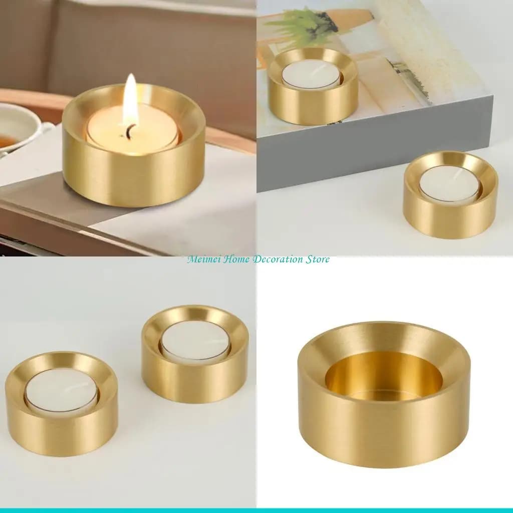 H7BF – bougeoir décorations rétro, parfait pour le salon chambre à coucher, décoration artisanale dé