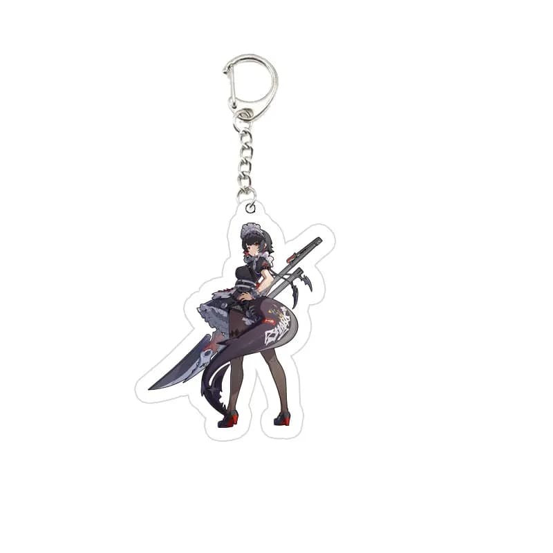 Porte-clés en acrylique Zenless Zone ontariGrace, Anton Nicole, porte-clés pendentif mignon, accesso