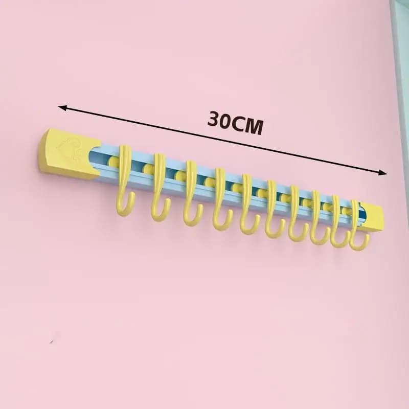Porte-ustensiles de cuisine peu encombrant, organisateur Rai, crochets muraux, cintres pour casserol