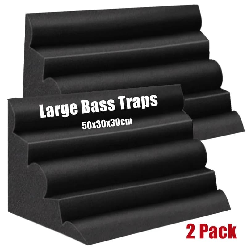 Grand pièges à basses acoustiques insonorisés, 300x300x500mm, mousse d'angle de Studio d'absorption 
