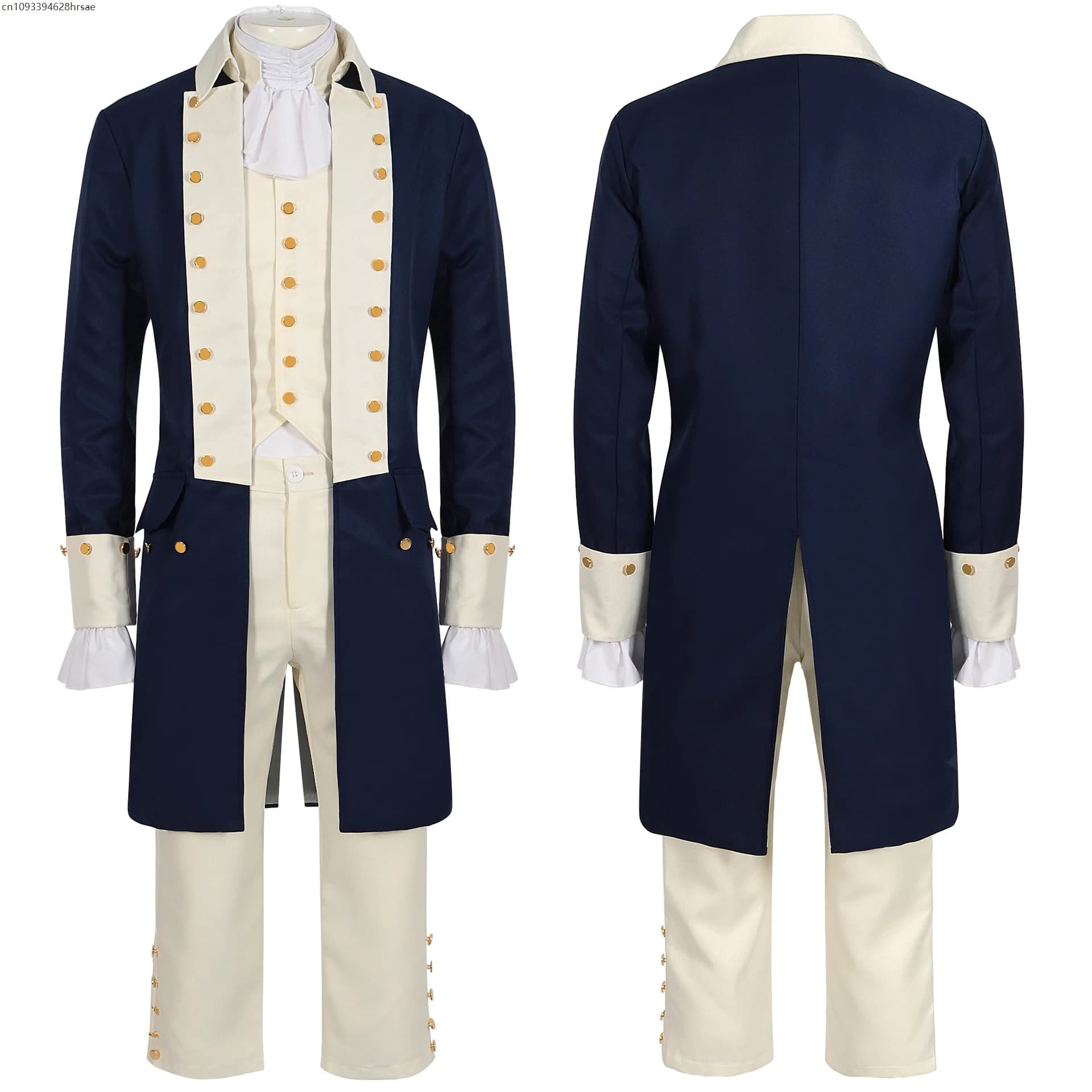 Costume de Cosplay Prince pour hommes, Style Rococo du 19ème siècle, Barocco médiéval, Costume de co