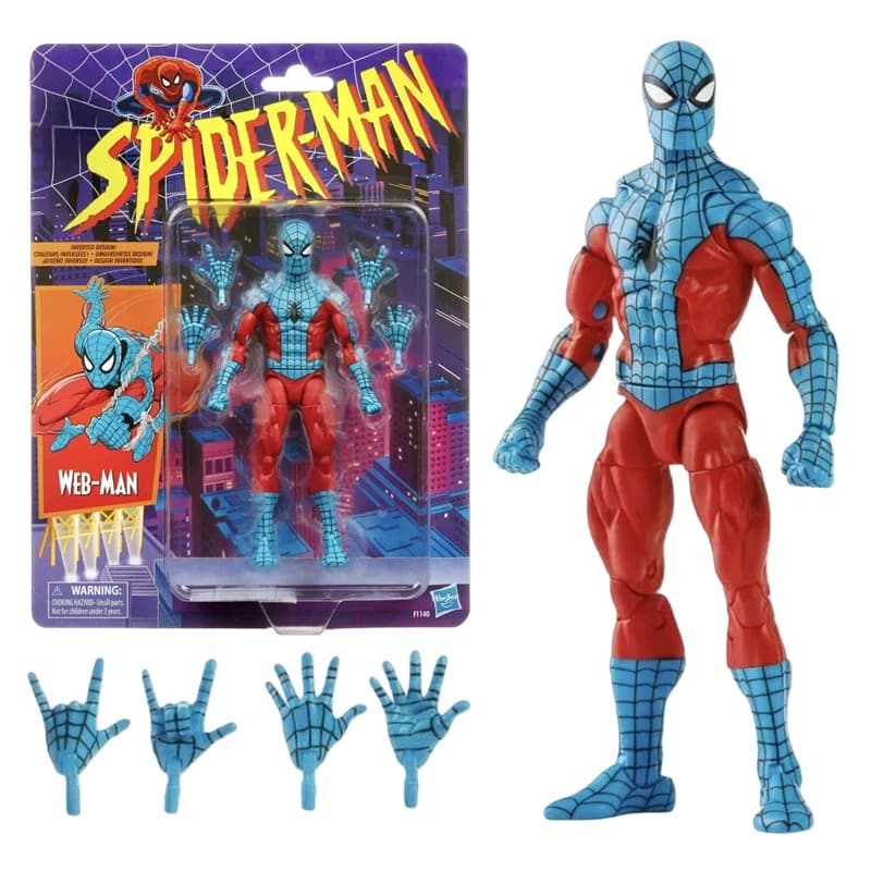 Le super-héros Spider-Man, Tom Holland ‌   Web-Man ‌   Figurine d'action Peter Parker avec visages i