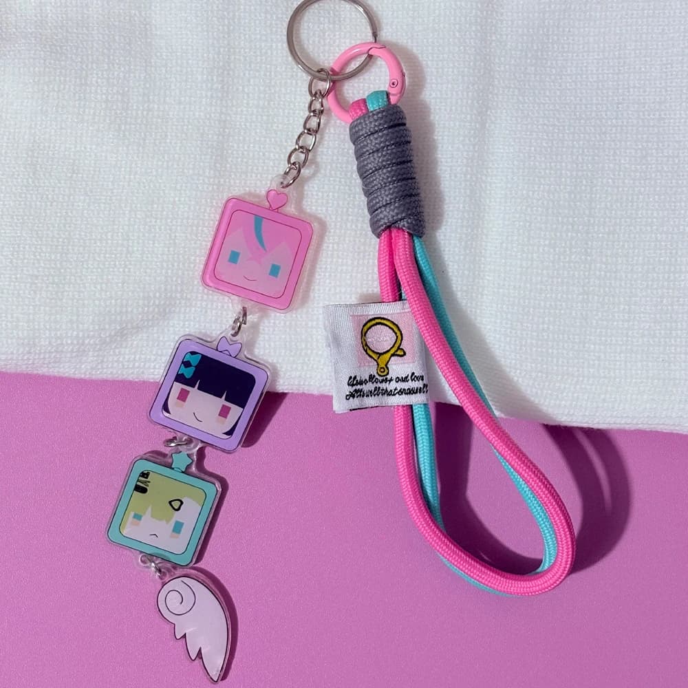 Porte-clés en acrylique Game Zenless Zone Zero Angels of Delusion Sunna Aria Nangong Uha Cosplay, ac